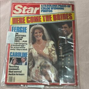 Vintage - Star Magazine Fergie & Prince Andrew Wedding Edition Aug 5, 1986